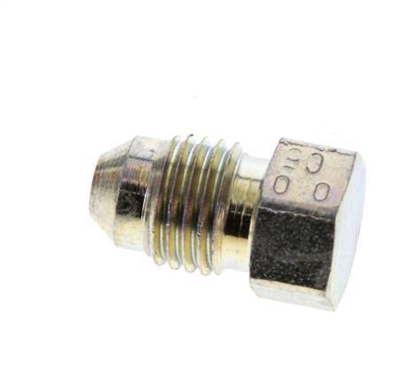JIC Plug UNF 7/16''-20 Steel 310bar (4355.5psi) [5 Pieces]