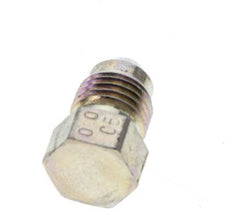 JIC Plug UNF 7/16''-20 Steel 310bar (4355.5psi) [5 Pieces]