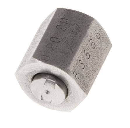 JIC End Cap UNF 7/16''-20 Stainless steel 310bar (4355.5psi)