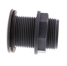 Conexión roscada para grifos de vaciado G1 1/4'' DN13 Pasamuros Polipropileno (pp) EPDM 10bar (140.5psi) FDA