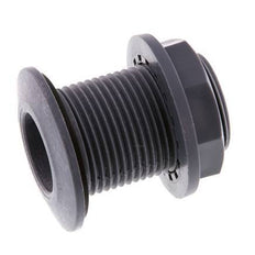 Conexión roscada para grifos de vaciado G1'' DN24 Pasamuros Polipropileno (pp) EPDM 10bar (140,5psi) FDA