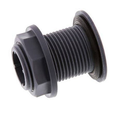 Conexión roscada para grifos de vaciado G1'' DN24 Pasamuros Polipropileno (pp) EPDM 10bar (140,5psi) FDA