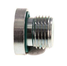 Plug M16 X 1.5 Steel FKM with Internal Hex 400bar (5620.0psi) [2 Pieces]