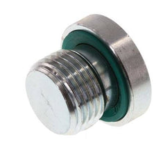 Plug M16 X 1.5 Steel FKM with Internal Hex 400bar (5620.0psi) [2 Pieces]