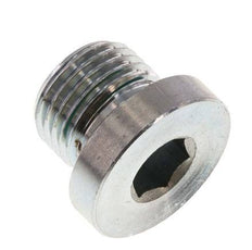 Plug M16 X 1.5 Steel FKM with Internal Hex 400bar (5620.0psi) [2 Pieces]