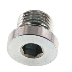 Plug M16 X 1.5 Steel FKM with Internal Hex 400bar (5620.0psi) [2 Pieces]
