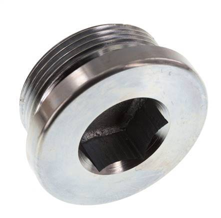 Tapón M42 X 2 Acero NBR con hexágono interior 250bar (3512.5psi)