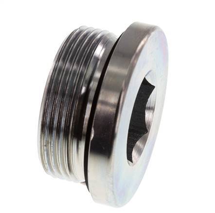 Tapón M42 X 2 Acero NBR con hexágono interior 250bar (3512.5psi)