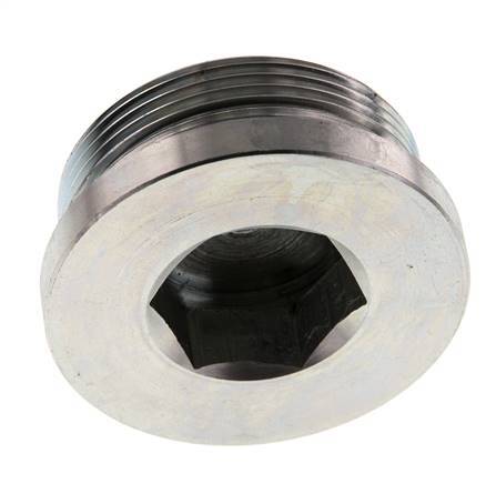 Tapón M48 X 2 Acero NBR con hexágono interior 250bar (3512.5psi)