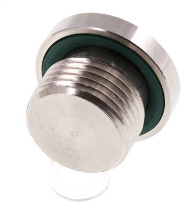Tapón M18 X 1,5 Acero inoxidable FKM con hexágono interior 400bar (5620,0psi)