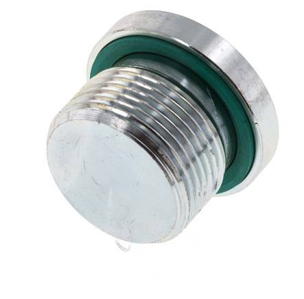 Tapón M24 X 1,5 Acero FKM con hexágono interior 400bar (5620,0psi)
