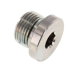Plug M18 X 1.5 Steel FKM with Internal Hex 400bar (5620.0psi) [2 Pieces]