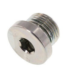 Plug M18 X 1.5 Steel FKM with Internal Hex 400bar (5620.0psi) [2 Pieces]