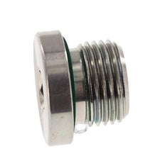 Plug M18 X 1.5 Steel FKM with Internal Hex 400bar (5620.0psi) [2 Pieces]