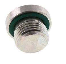 Plug M18 X 1.5 Steel FKM with Internal Hex 400bar (5620.0psi) [2 Pieces]