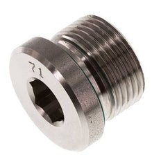 Tapón M22 X 1,5 Acero inoxidable FKM con hexágono interior 400bar (5620,0psi)