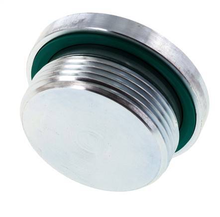 Tapón M42 X 2 Acero FKM con hexágono interior 250bar (3512.5psi)