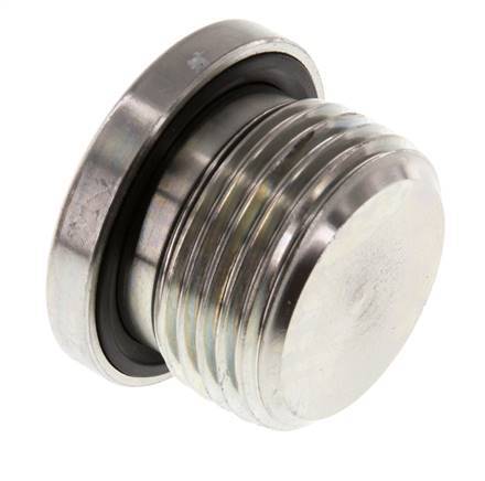 Tapón M27 X 2 Acero NBR con hexágono interior 400bar (5620.0psi)