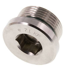 Tapón M33 X 2 Acero inoxidable FKM con hexágono interior 400bar (5620,0psi)