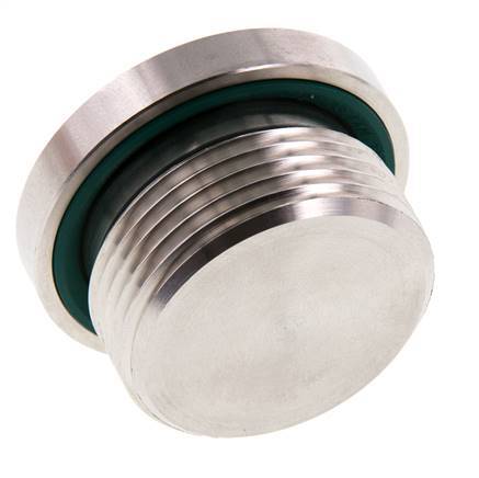 Tapón M33 X 2 Acero inoxidable FKM con hexágono interior 400bar (5620,0psi)
