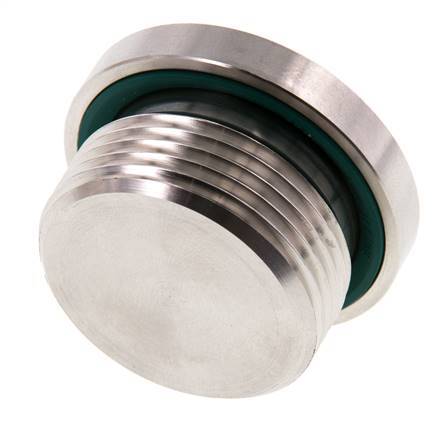 Tapón M33 X 2 Acero inoxidable FKM con hexágono interior 400bar (5620,0psi)