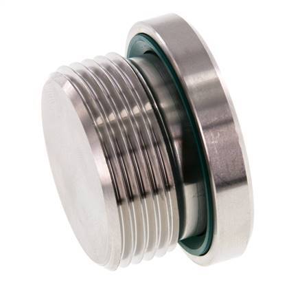 Tapón M33 X 2 Acero inoxidable FKM con hexágono interior 400bar (5620,0psi)