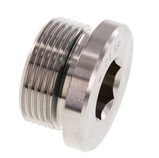 Tapón M33 X 2 Acero inoxidable FKM con hexágono interior 400bar (5620,0psi)