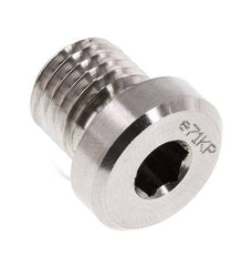 Tapón M12 X 1,5 Acero inoxidable FKM con hexágono interior 400bar (5620,0psi)
