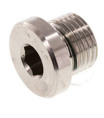 Tapón M16 X 1,5 Acero inoxidable FKM con hexágono interior 400bar (5620,0psi)