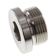 Tapón M33 X 2 Acero NBR con hexágono interior 400bar (5620.0psi)