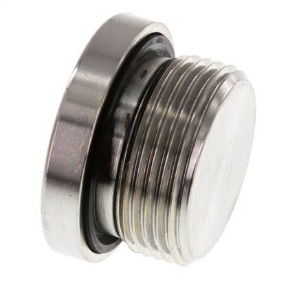 Tapón M33 X 2 Acero NBR con hexágono interior 400bar (5620.0psi)