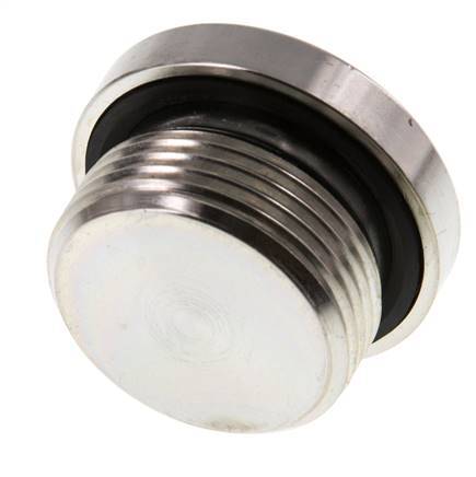 Tapón M33 X 2 Acero NBR con hexágono interior 400bar (5620.0psi)
