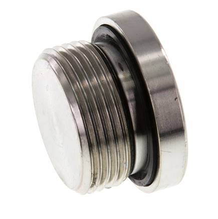 Tapón M33 X 2 Acero NBR con hexágono interior 400bar (5620.0psi)