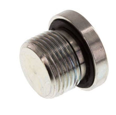 Plug M20 X 1.5 Steel NBR with Internal Hex 400bar (5620.0psi) [2 Pieces]
