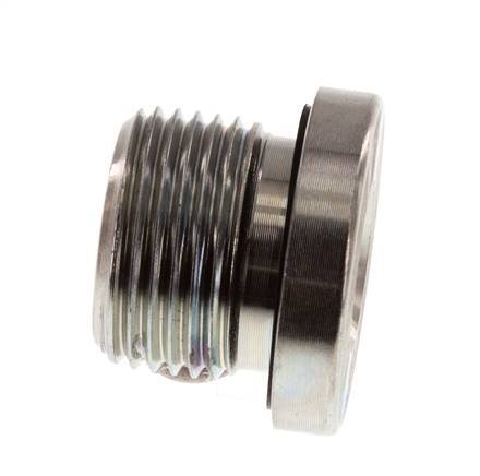 Plug M20 X 1.5 Steel NBR with Internal Hex 400bar (5620.0psi) [2 Pieces]