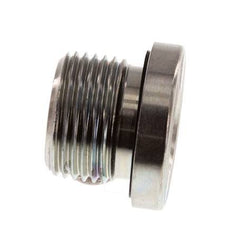 Plug M20 X 1.5 Steel NBR with Internal Hex 400bar (5620.0psi) [2 Pieces]