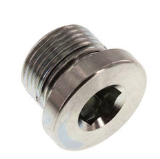Plug M20 X 1.5 Steel NBR with Internal Hex 400bar (5620.0psi) [2 Pieces]