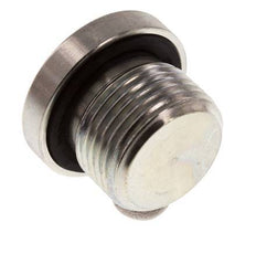 Plug M20 X 1.5 Steel NBR with Internal Hex 400bar (5620.0psi) [2 Pieces]