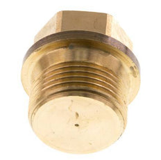 Tapón G3/4'' latón con collar y hexágono exterior 16bar (224,8psi)