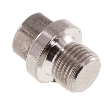 Plug G1/8'' Stainless steel with Collar and External Hex 40bar (562.0psi) [2 Pieces]
