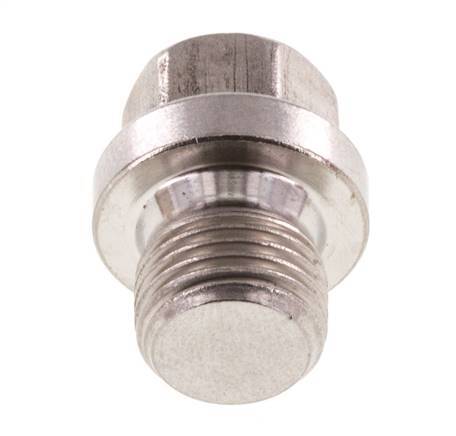 Plug G1/8'' Stainless steel with Collar and External Hex 40bar (562.0psi) [2 Pieces]