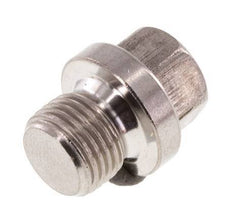 Plug G1/8'' Stainless steel with Collar and External Hex 40bar (562.0psi) [2 Pieces]