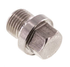 Plug G1/8'' Stainless steel with Collar and External Hex 40bar (562.0psi) [2 Pieces]