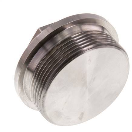 Tapón G2'' Acero inoxidable con collar y hexágono exterior 40bar (562,0psi)