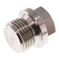 Tapón G1/2'' Acero inoxidable con collar y hexágono exterior 40bar (562,0psi)