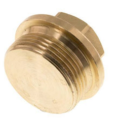 Tapón G1 1/4'' latón con collar y hexágono exterior 16bar (224,8psi)