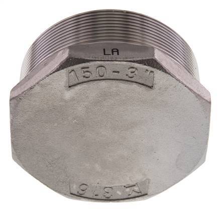 Tapón R3'' Acero inoxidable con hexágono exterior 16bar (224,8psi)