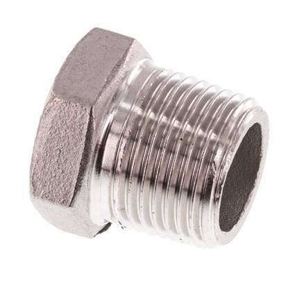 Plug R3/8'' Stainless steel with External Hex 16bar (224.8psi) [5 Pieces]