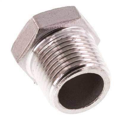 Plug R3/8'' Stainless steel with External Hex 16bar (224.8psi) [5 Pieces]