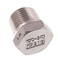 Plug R3/8'' Stainless steel with External Hex 16bar (224.8psi) [5 Pieces]